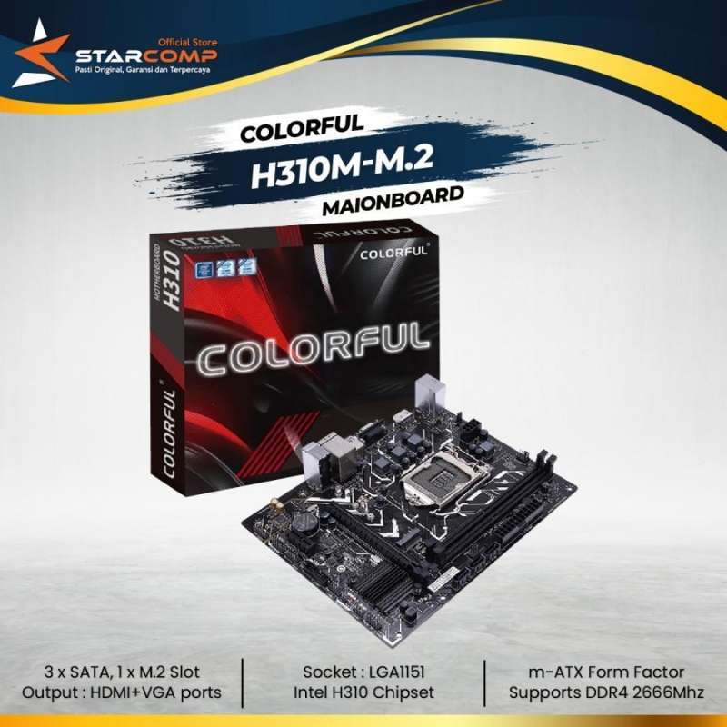 Colorful h310m on sale