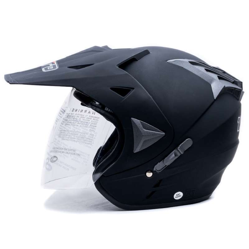 Jual WTO Helmet Pro Sight Cross Polos Helm Half Face Dewasa