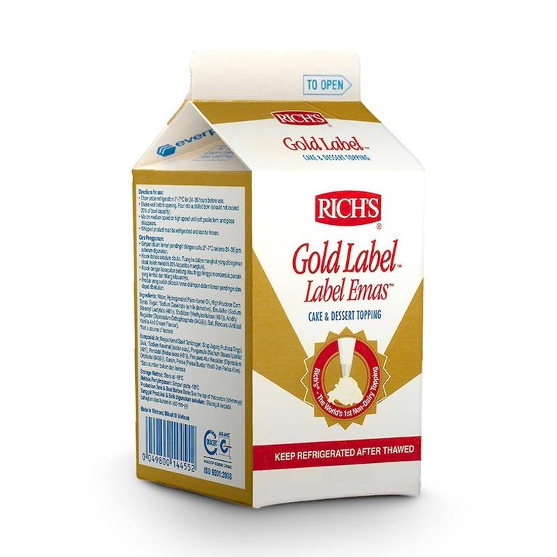 Jual Rich Gold Label Whipping Cream 500 G Online Agustus 2020 Blibli Com