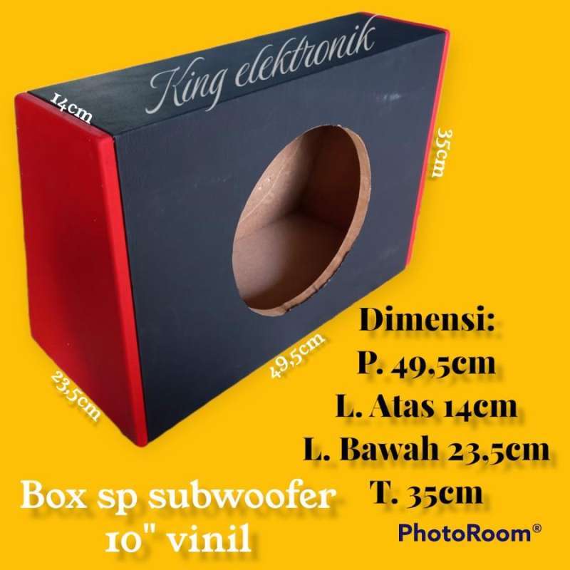Promo Box Speaker Subwoofer Inova Vinil 10 Inch Lubang Tegak