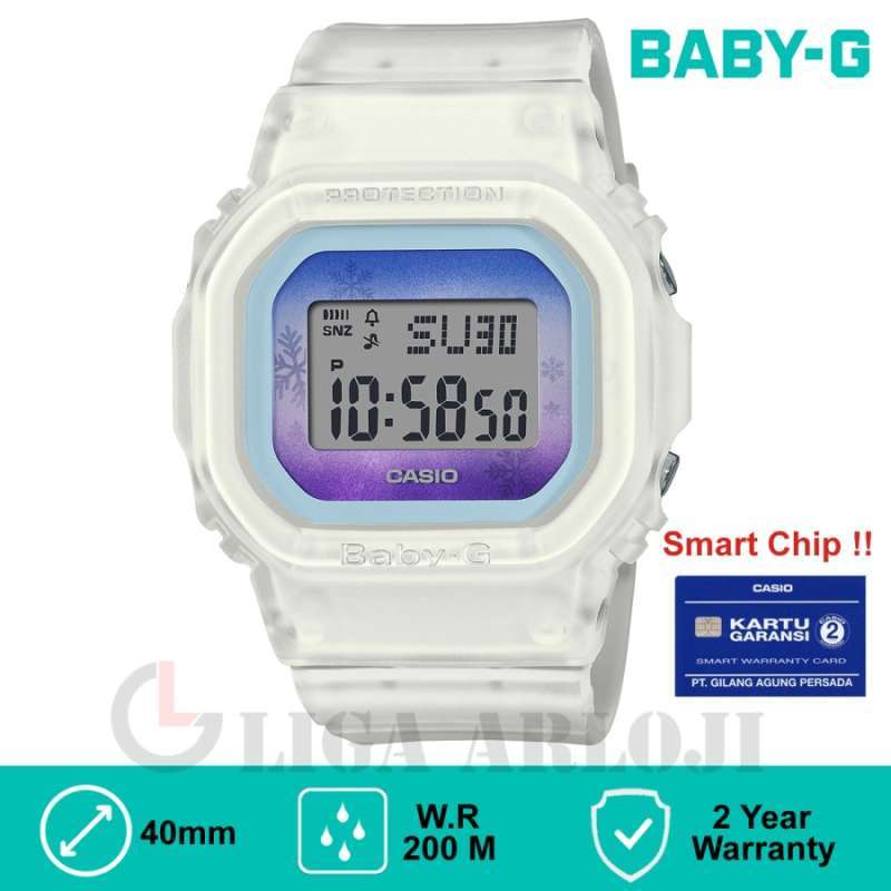 Casio BABY G BGD 560WL 7DR Jam Tangan Wanita Digital Putih BGD 560