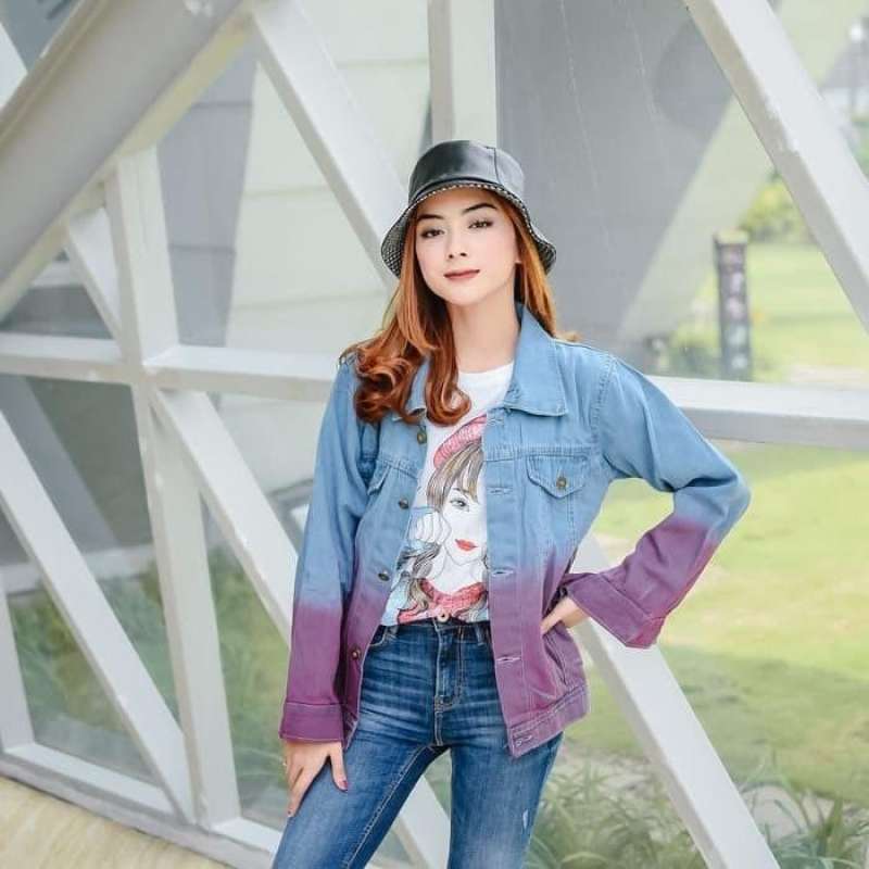 Jual Jaket Jeans Wanita Kemeja Denim Kekinian Original Sar Ombre Jeans Di Seller Kosasie Store Pejaten Barat Kota Jakarta Selatan Blibli