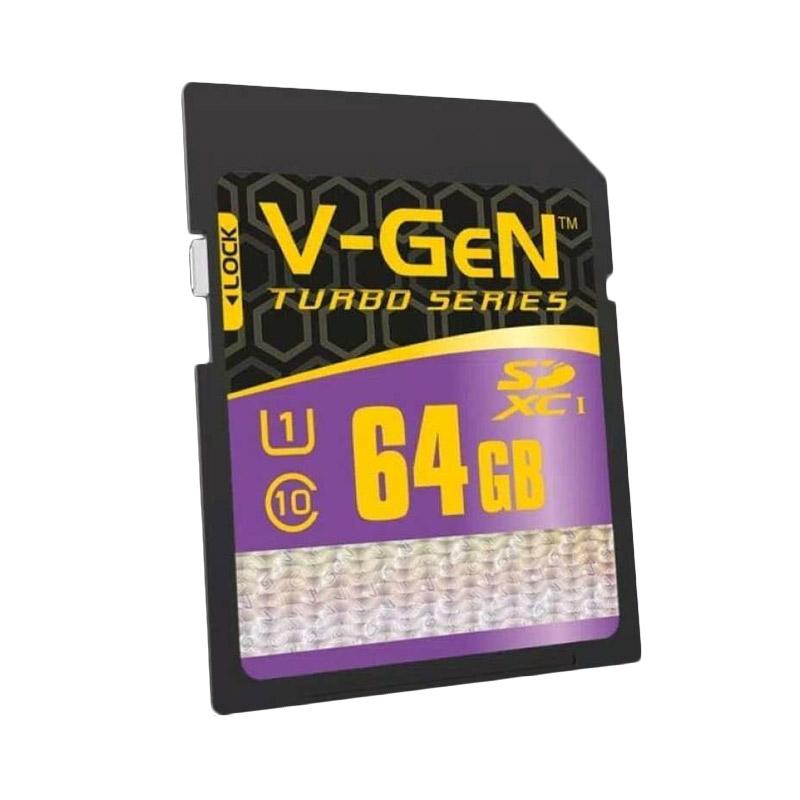 Jual V Gen Sdhc Sdxc Turbo Camera Kamera Memory Card 64gb Class 10 Online November 2020 Blibli Com