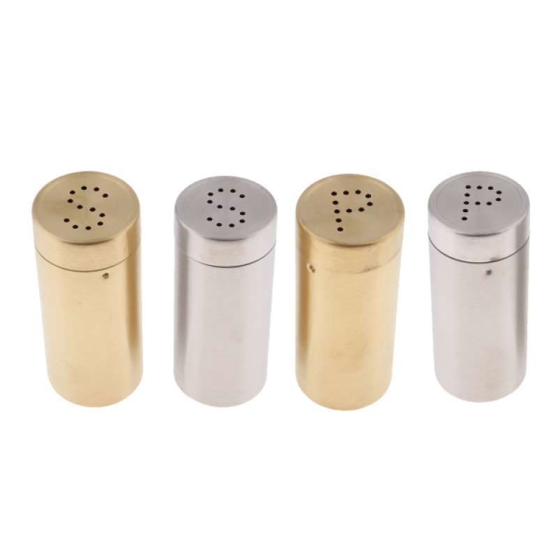 Jual Oem Stainless Steel Salt And Pepper Shaker With Adjustable Holes 2 Color 4 Pcs Online Desember 2020 Blibli