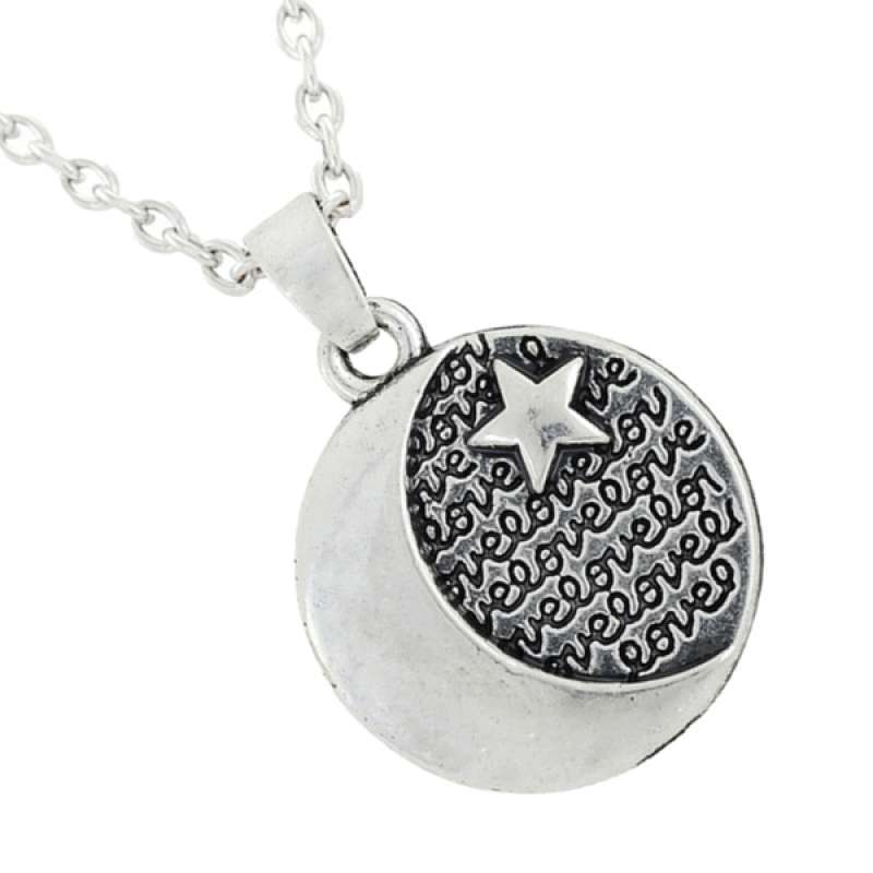 Jual OEM Crescent Star Necklace Round 