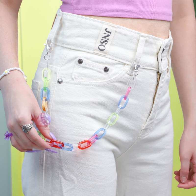 JINISO Rantai Celana Jeans Chain Ring Belt