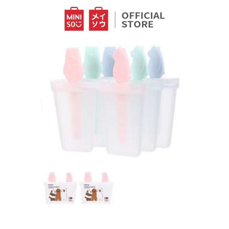 Jual Miniso We Bare Bears Popsicle Mold Cetakan Ice Cream Jelly Online November 2020 Blibli