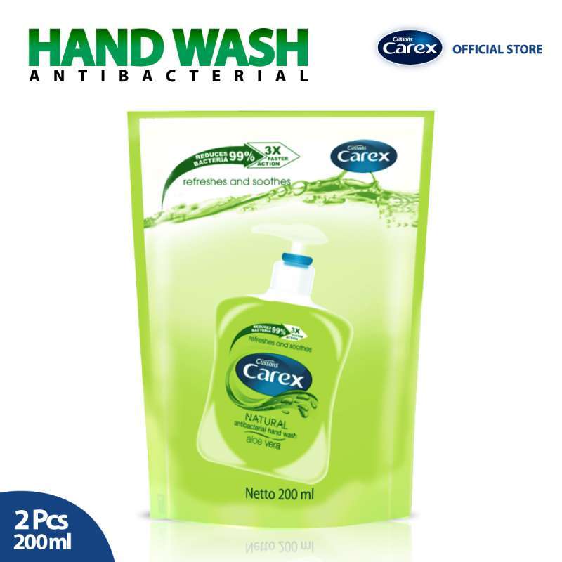 Jual Carex Aloe Vera Doy Hand Wash 200 Ml Twin Pack Online