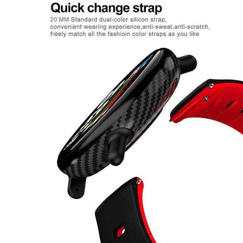 Jual Eds Round Screen Smart Watch Ip68 Waterproof Sport Bracelet Heart Rate Monitor Fitness Tracker Intelligent Smartwatch 1 3 Inch Online Januari 2021 Blibli