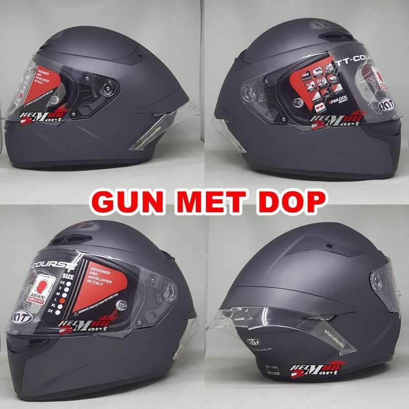Jual Kyt Tt Course Solid Helm Full Face Paket Spoiler Online September 2020 Blibli Com