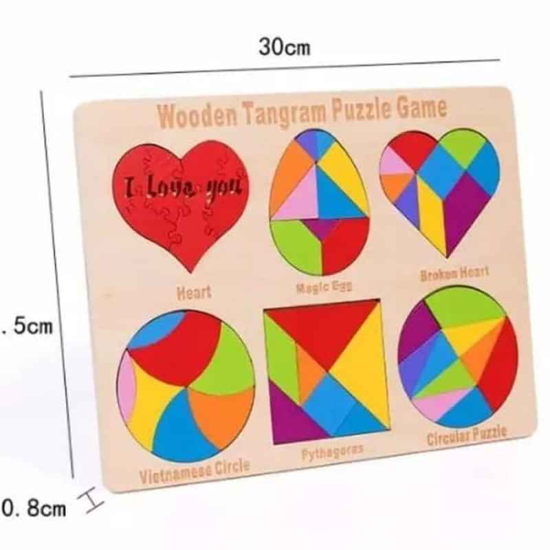 Jual Whiz Wooden Tangram Puzzle Online Desember 2020 Blibli