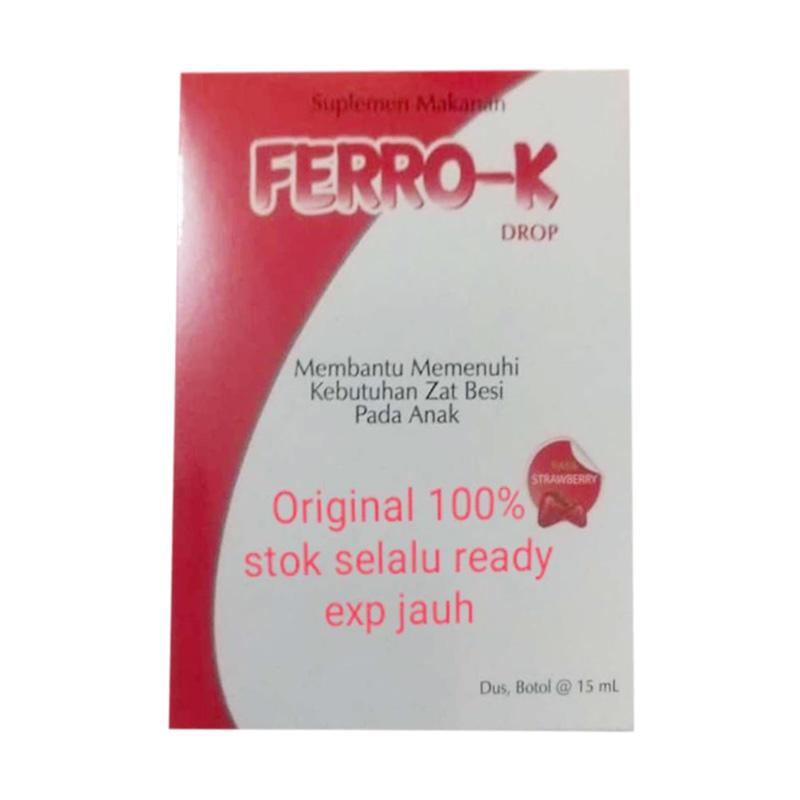 Jual Novell Ferro K Drop Multivitamin Suplemen Original 100 Online Oktober 2020 Blibli Com