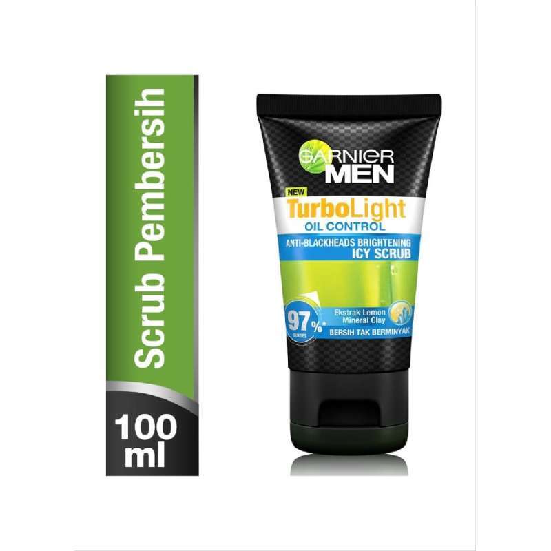 Jual Garnier Men Turbolight Oil Control Icy Scrub 100 Ml Online April 2021 Blibli