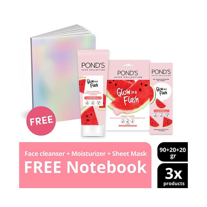 pond's glow in flash moisturizer watermelon