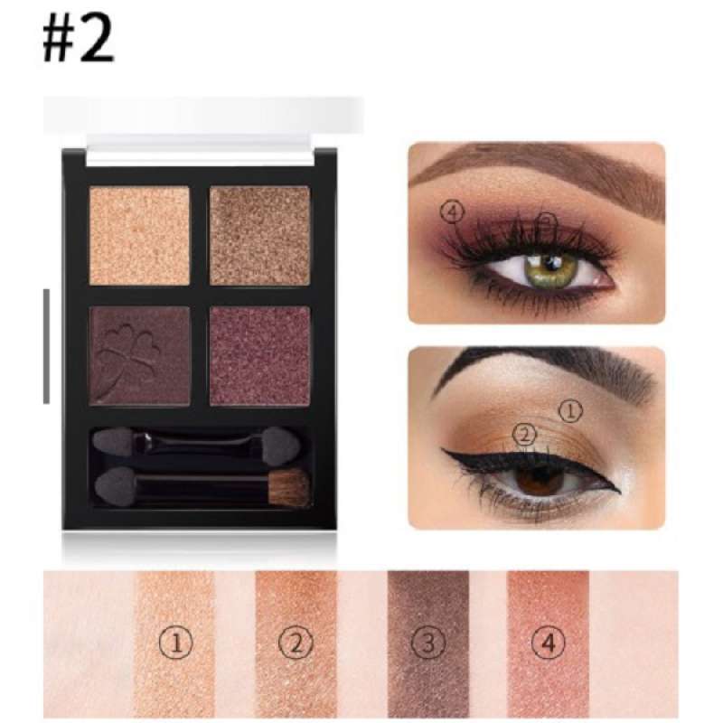 Jual Fa71 Focallure New 4 Colors Eyeshadow Palette Easy To Wear Eyes Makeup Online November 2020 Blibli