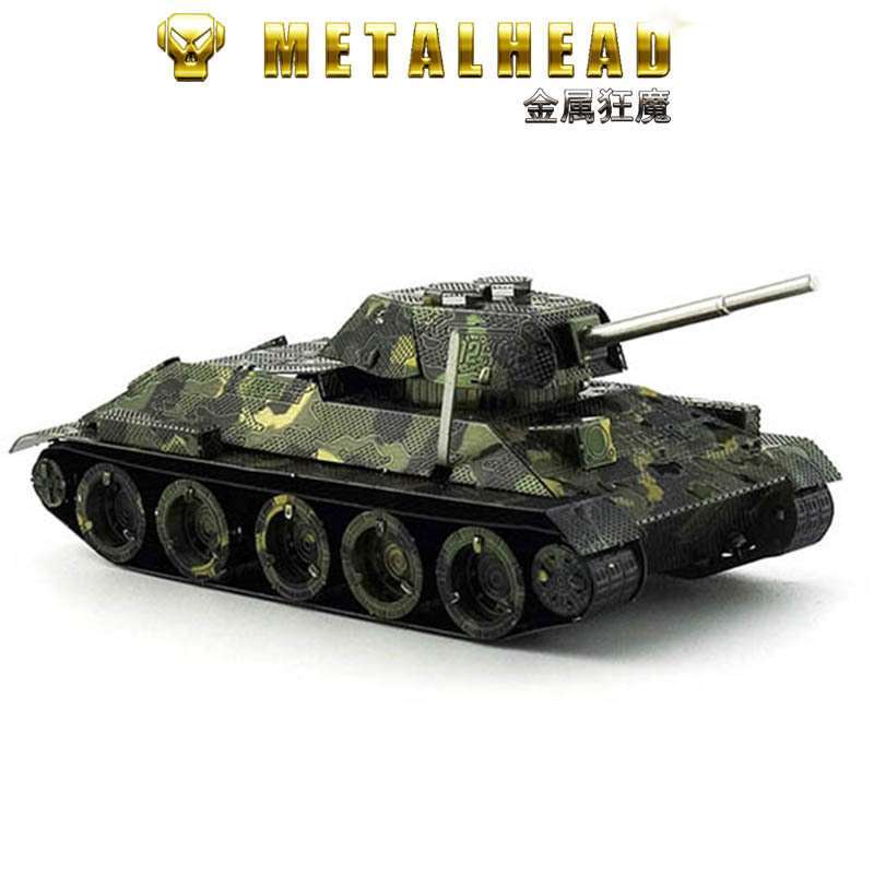Jual 3d Puzzle Metal Color Soviet Tank T 34 Miniatur Tank Ww2 Front Timur 3d Puzzle Online Desember 2020 Blibli