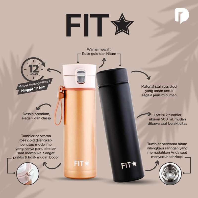 Jual Tumbler Fit Star Online Januari 2021 Blibli