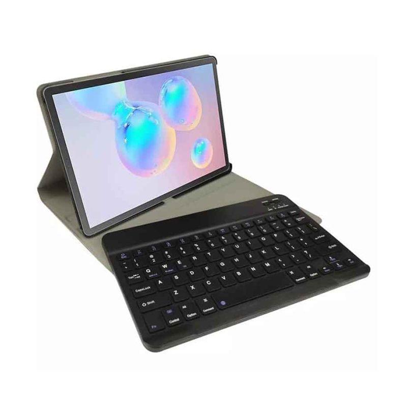 Jual Oem Bluetooth Keyboard With Leather Case Magnet For Samsung Galaxy Tab S6 T860 T865 Online Desember 2020 Blibli