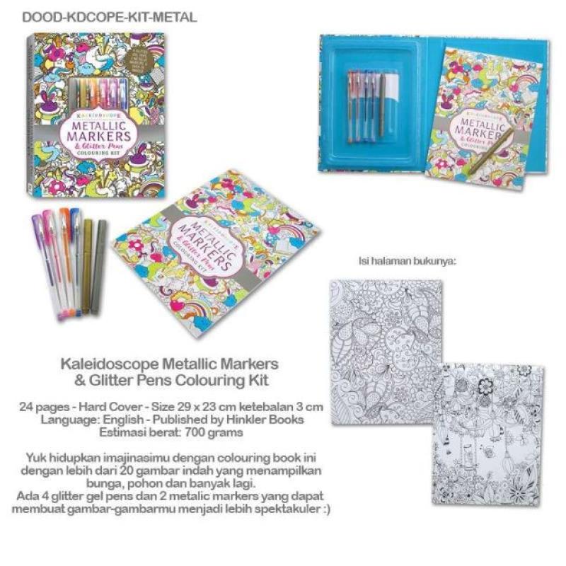 Jual Hinkler Kaleidoscope Metallic Markers Glitter Pens Colouring Kit Online Maret 2021 Blibli Get great deals on ebay! hinkler kaleidoscope metallic markers glitter pens colouring kit