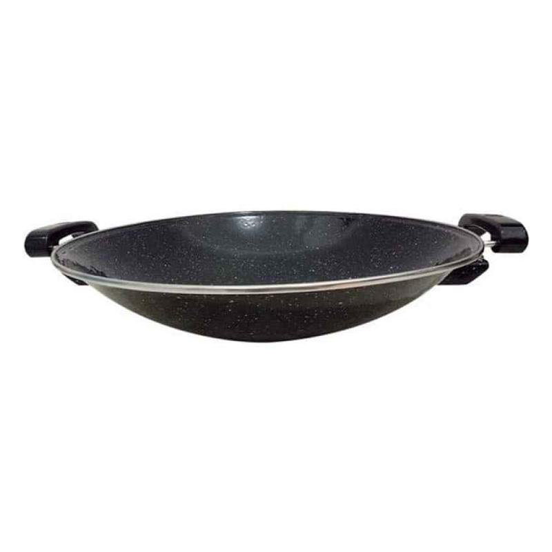 Jual Maspion Wajan Enamel Marble Royal Wok 35 Cm Jarvis Hitam Online September 2020 Blibli Com