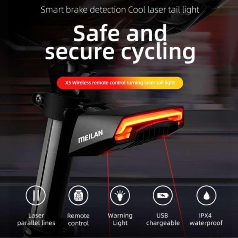 x5 bicycle rear light