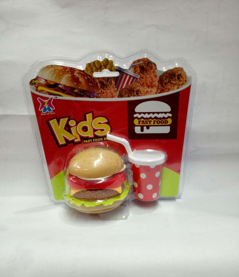 Jual Xing Jia Toys Kids Fast Food Set Burger Cola Online Oktober 2020 Blibli Com