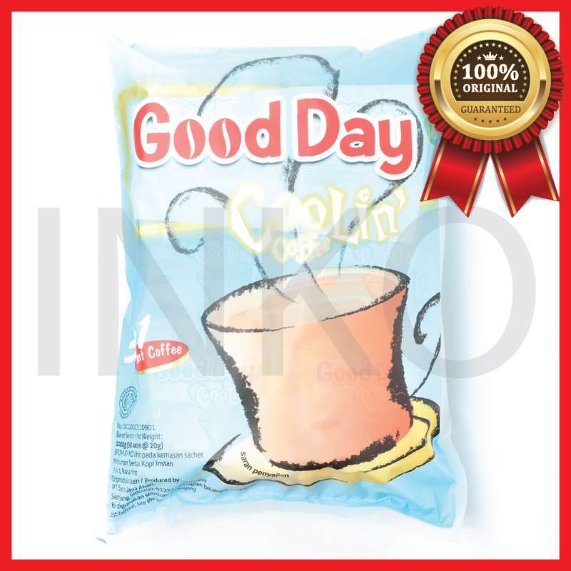 Jual Good Day Coolin Coffee 3in1 Instant Coffee Bag 50x20gr Online Oktober 2020 Blibli Com
