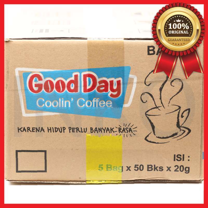 Jual Good Day Coolin Coffee 3in1 Instant Coffee Bag 50x20gr Online Oktober 2020 Blibli Com