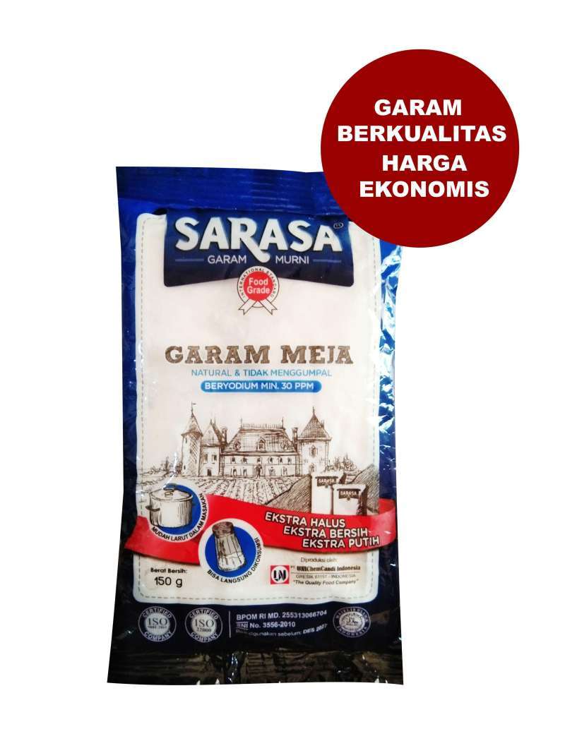 Jual Garam Sarasa 150gr Garam Extra Halus Online Desember 2020 Blibli