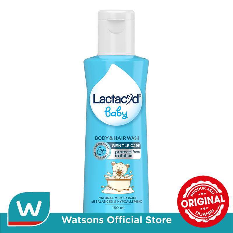 Jual Lactacyd Baby Body & Hair Wash Gentle Care 150Ml di Seller WATSONS -  WAREHOUSE WATSONS | Blibli