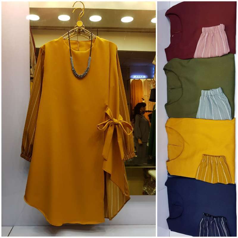 Jual Khelie 1022 Tunik Kombinasi Murah Mei 2021 Blibli