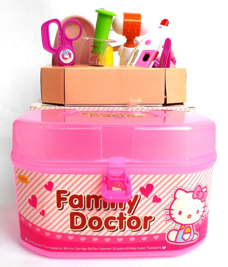 Jual Mainan Anak Family Doctor Box Hello Kitty Mainan Dokter Dokteran Online Januari 2021 Blibli