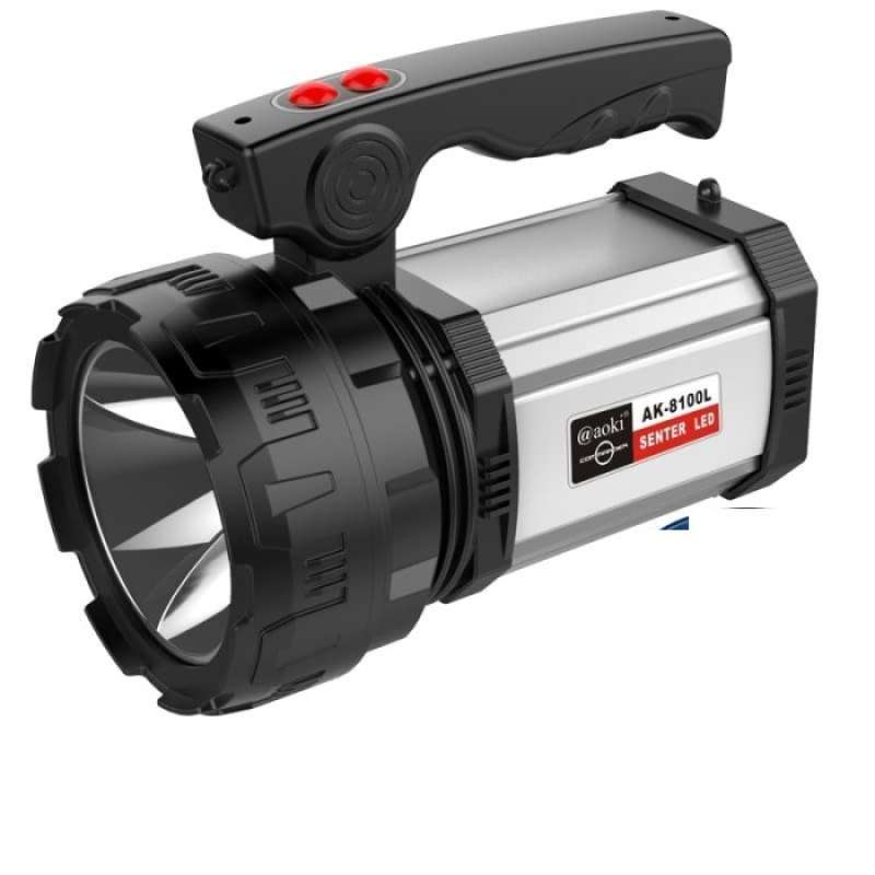 Jual Senter Commander 40w Lhitium Jumbo Hi Power Aoki Ak 8100l Online September 2020 Blibli Com