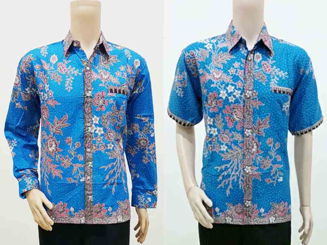 Jual Vania Batik Lengan Pendek K De Melati Biru Terbaru Juli 2021 Blibli