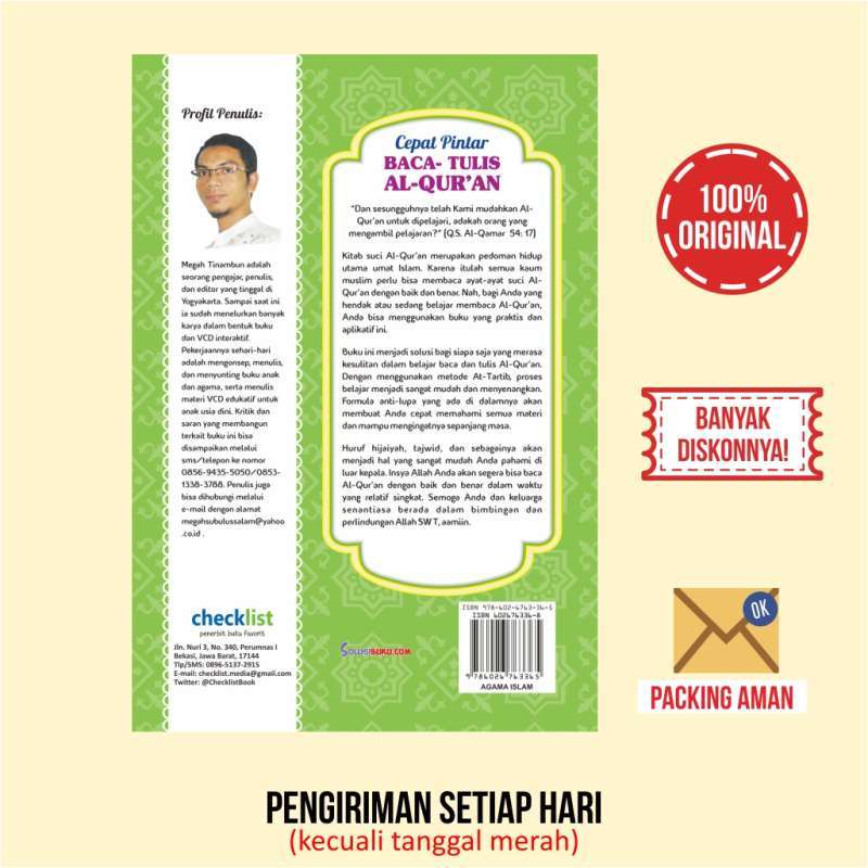 Jual Cepat Pintar Baca Tulis Al Qur An Tanpa Guru Dari Nol Sampai Mahir Online September 2020 Blibli Com