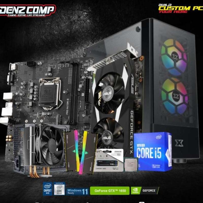 Jual Oreo Gaming Pc Intel I5-10400f|gtx1650|ram 16gb|nvme 256gb