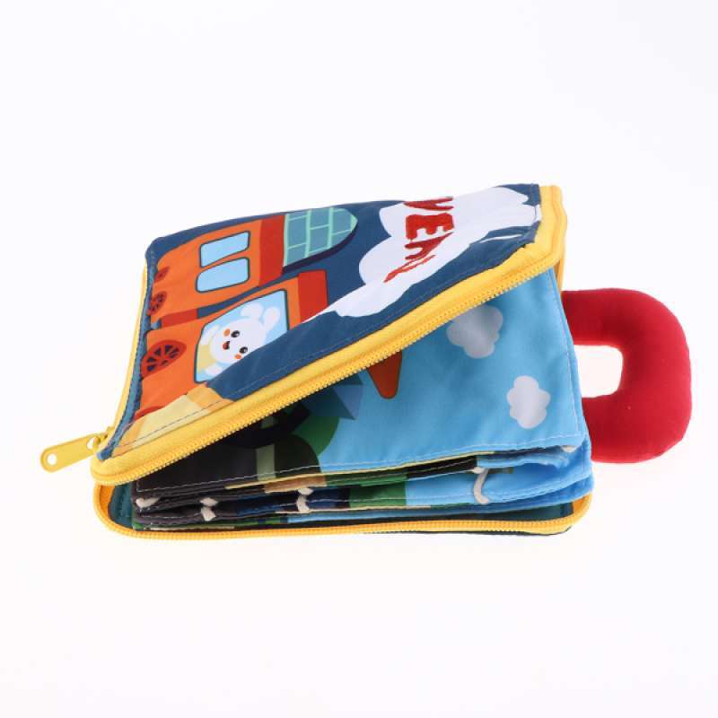 Jual 3d Vehicle Cloth Book Baby Toy Visoin Development Fun Educational Story Book Online September 2020 Blibli Com