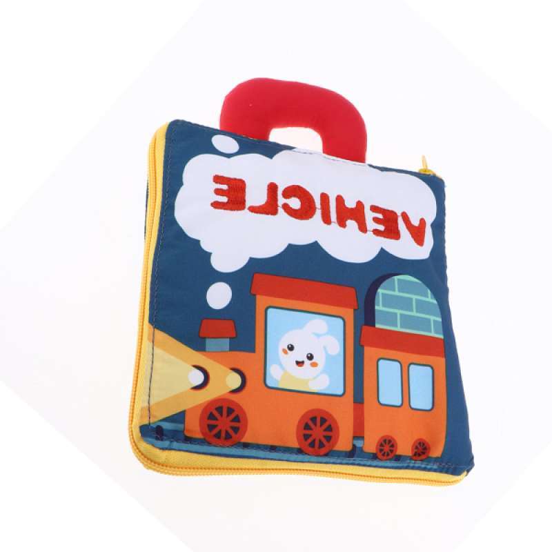 Jual 3d Vehicle Cloth Book Baby Toy Visoin Development Fun Educational Story Book Online September 2020 Blibli Com