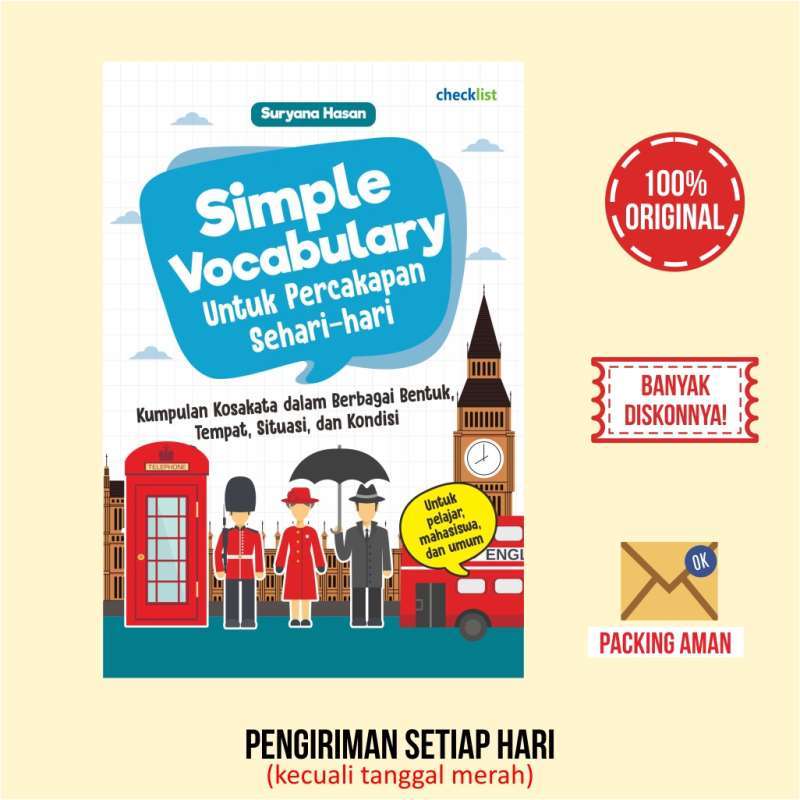 Jual Buku Belajar Bahasa Inggris Simple Vocabulary Online Oktober 2020 Blibli Com