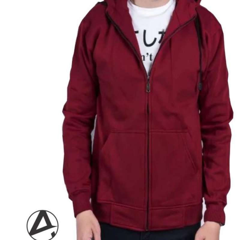 Jual Rdy Jaket Sweater Hoodie Zipper Polos Warna Lain M