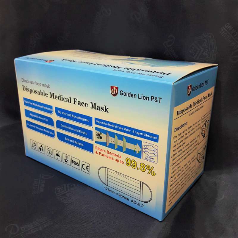 Download Free Jual Gl Medical Face Mask 75s 3 Ply Earloop Disposable Online September 2020 Blibli Com PSD Mockup Template