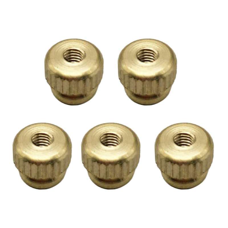 sharprepublic 5x Metal Copper French Horn Knurled Screws 3mm Horn Replacement Accessory 