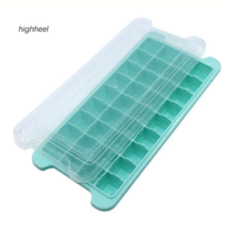 Jual Cetakan Es Batu Silikon Lembut Anti Pecah Dengan Tutup Isi 36 Kotak Ice Cube Tray 36 Cubes Online Oktober 2020 Blibli Com