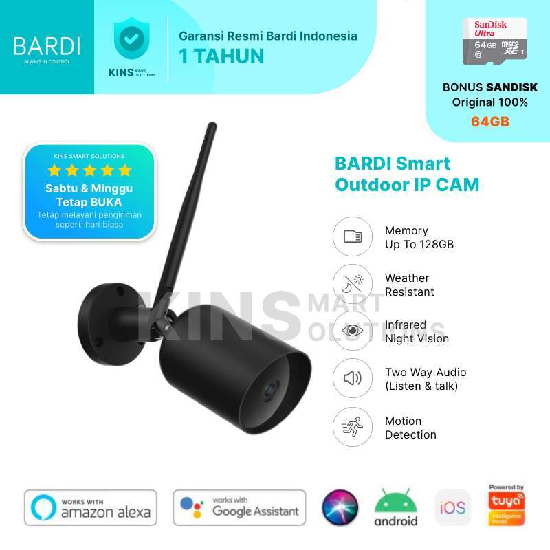 bardi smart ip camera static outdoor