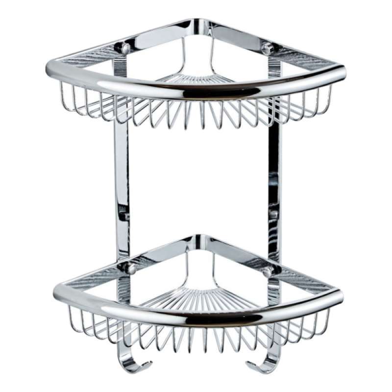 Jual Corner Caddy Basket Bathroom Shower Bathtub Corner Shelf Kitchen Organizer Online Oktober 2020 Blibli Com