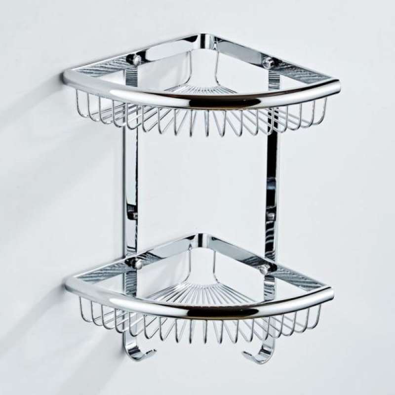 Jual Corner Caddy Basket Bathroom Shower Bathtub Corner Shelf Kitchen Organizer Online Desember 2020 Blibli