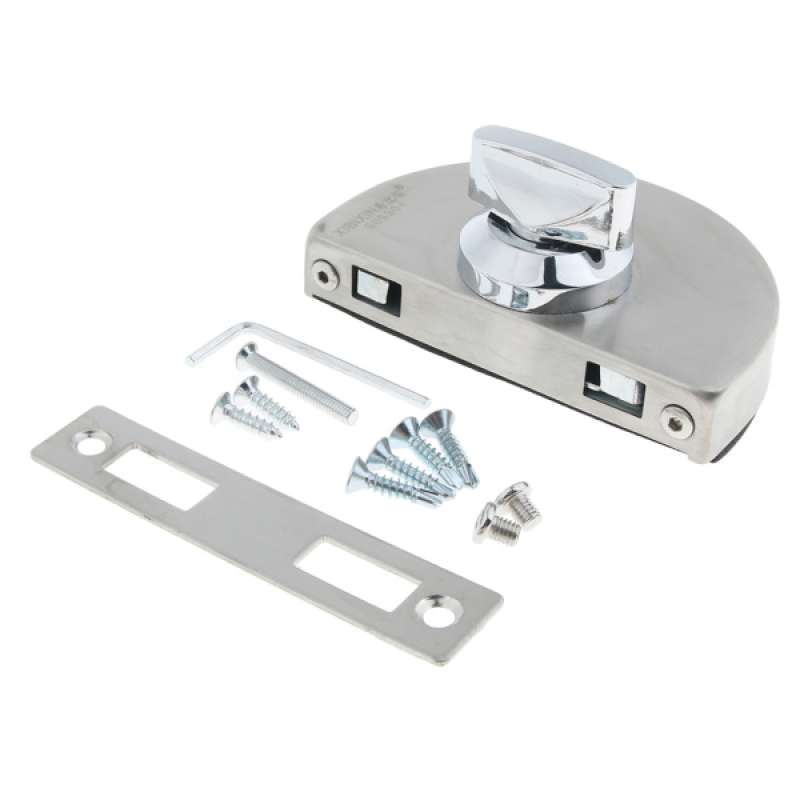 Jual Glass Door Lock Stainless Double Bolts Swing Push Access Control Online September 2020 Blibli Com