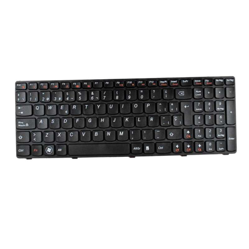 Jual Replacement Spanish Layout Keyboard With Frame For Lenovo Ideapad Z580 V580 G580 Online Oktober 2020 Blibli Com