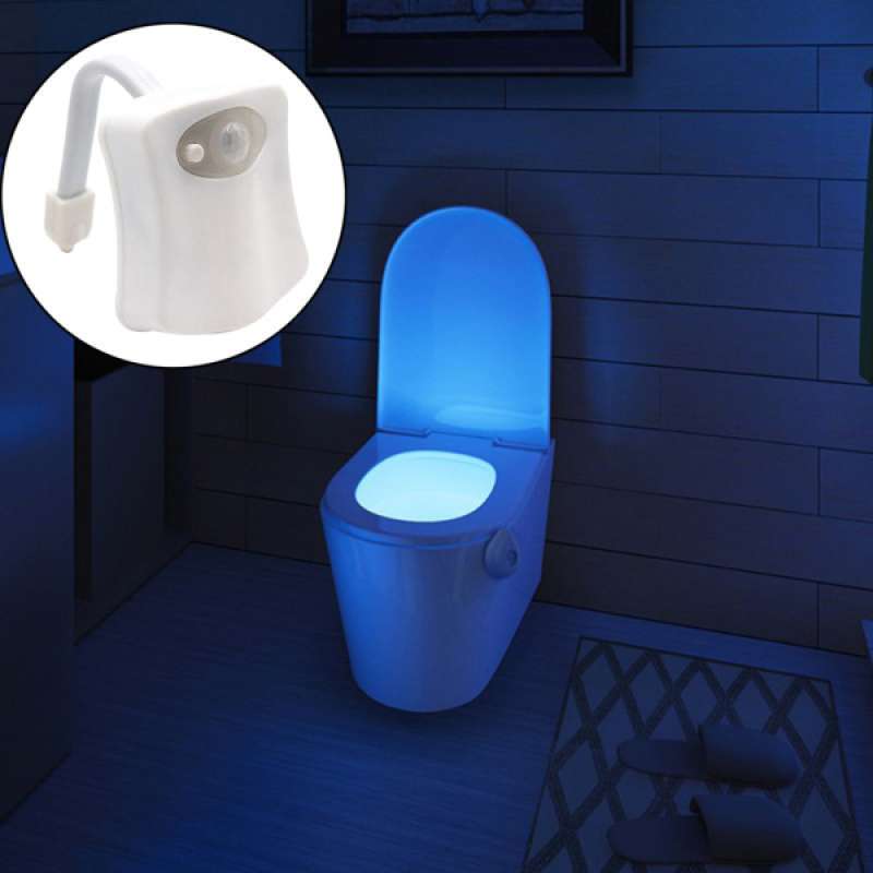 Jual Toilet Nightlight Led Backlight Lamp Smart Pir Motion Sensors Color Change Online Desember 2020 Blibli