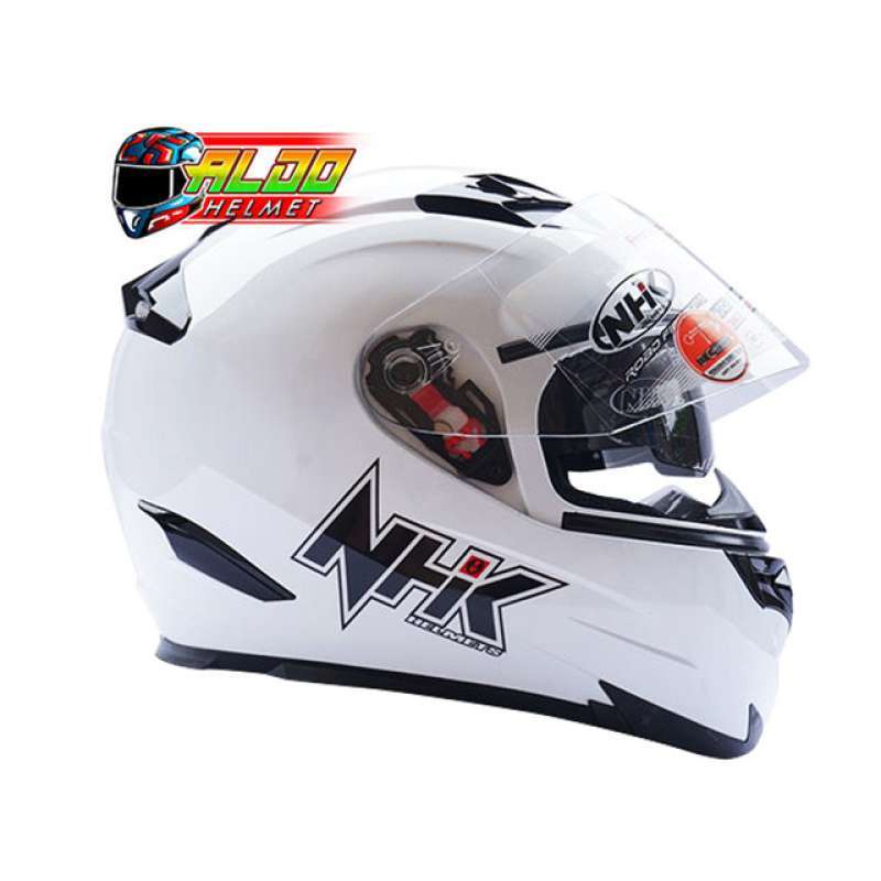 Promo Helm Nhk Rx9 Solid White Original Full Face Jual Cargloss